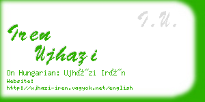 iren ujhazi business card